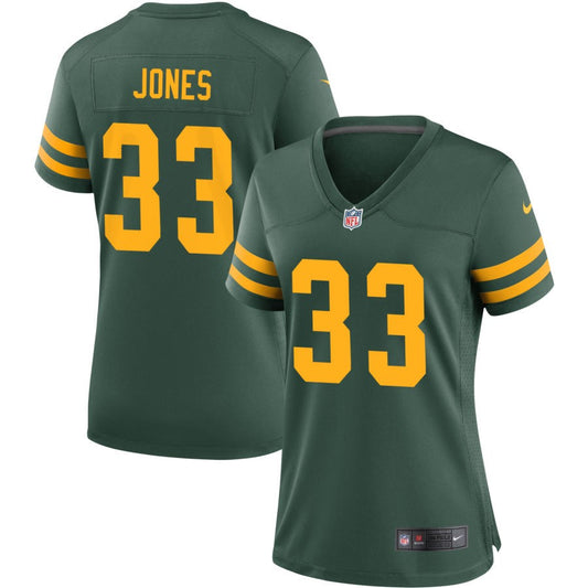 Aaron Jones Green Bay Packers Nike Women's Alternate Jersey - Green