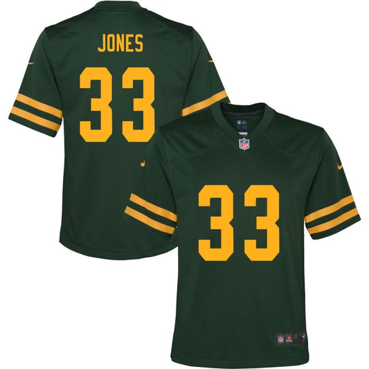 Aaron Jones Green Bay Packers Nike Youth Alternate Jersey - Green
