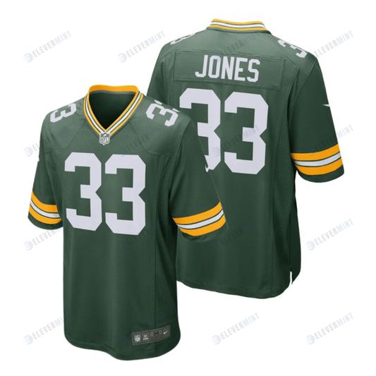 Aaron Jones 33 Green Bay Packers YOUTH Home Game Jersey - Green